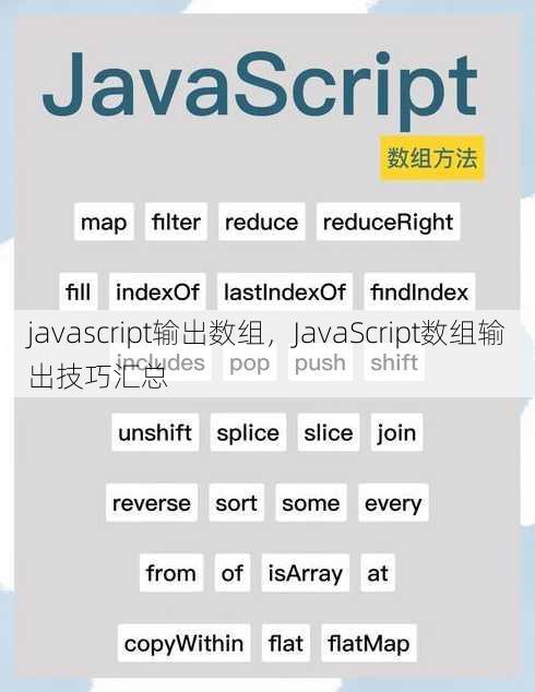 javascript输出数组