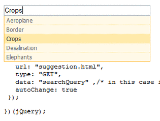 jquery autocomplete