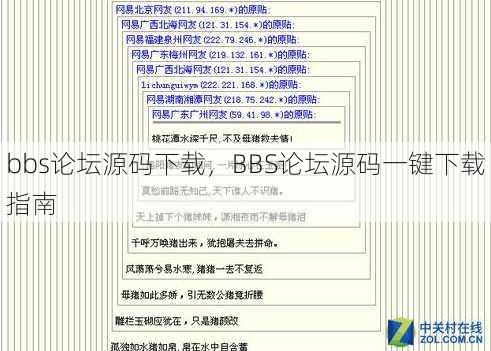 bbs论坛源码下载