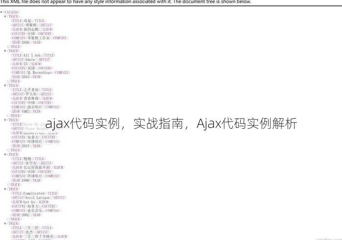ajax代码实例