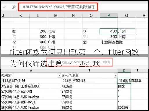 filter函数为何只出现第一个
