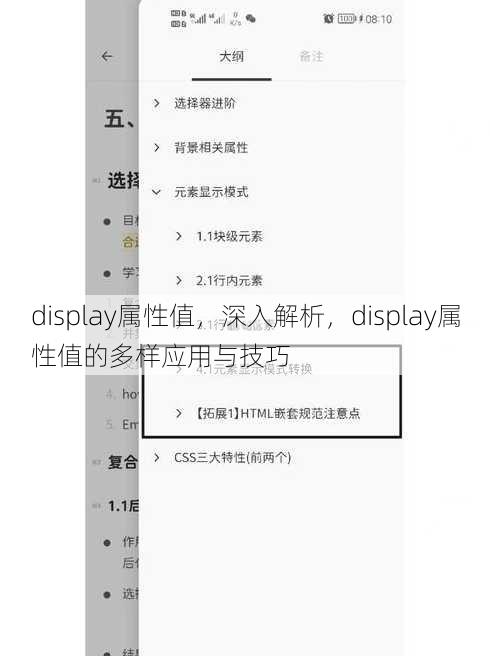 display属性值