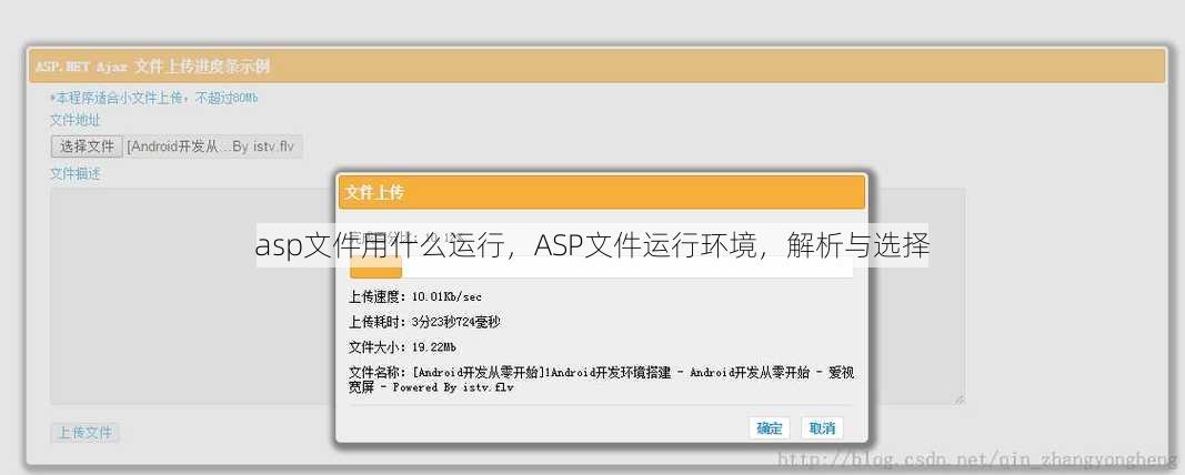asp文件用什么运行