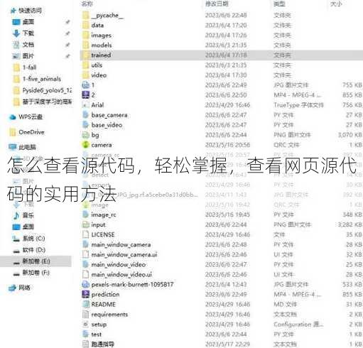 怎么查看源代码