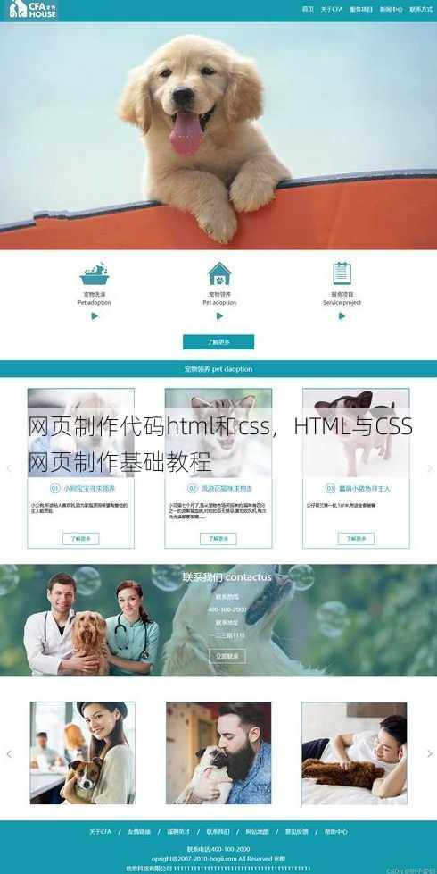 网页制作代码html和css