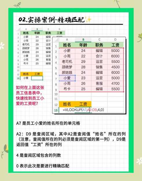 vlookup+match函数的使用方法（match与vlookup）