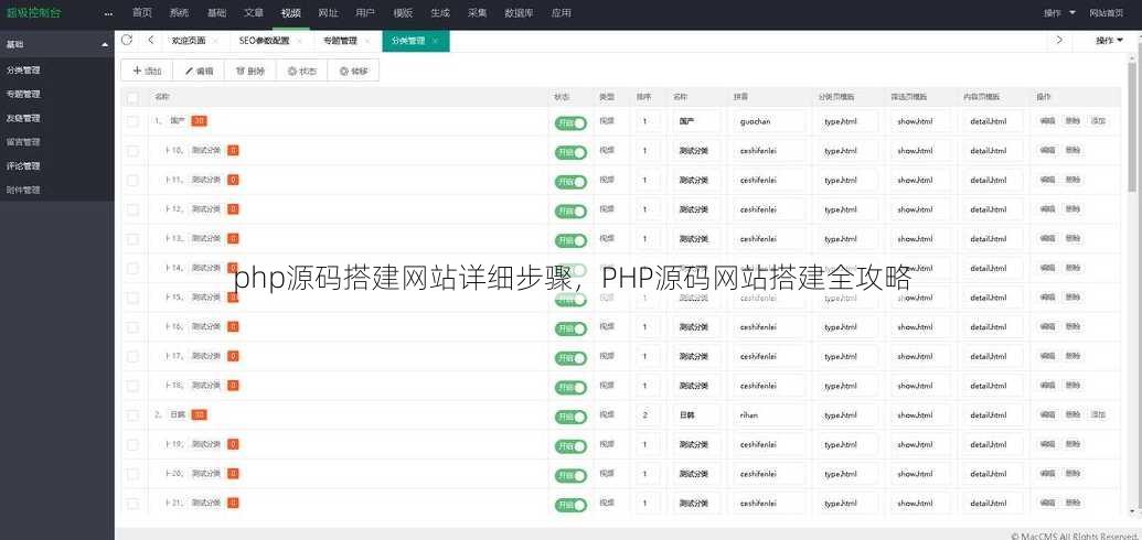php源码搭建网站详细步骤
