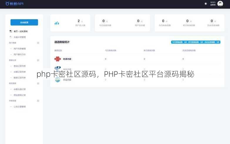 php卡密社区源码