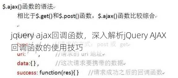 jquery ajax回调函数