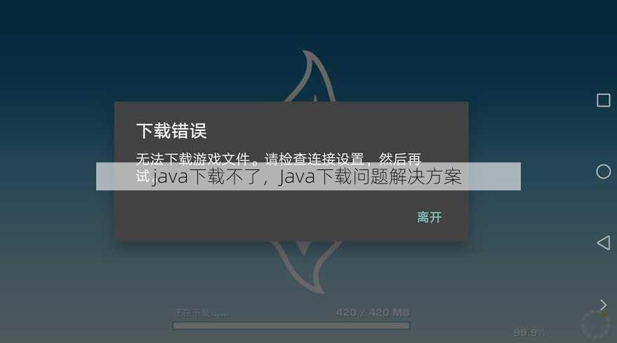java下载不了