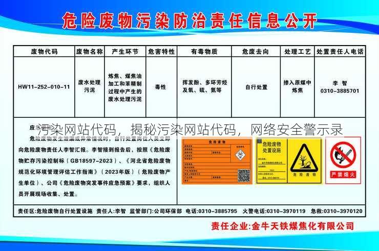 污染网站代码