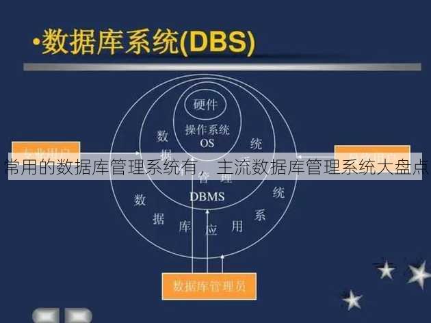 常用的数据库管理系统有