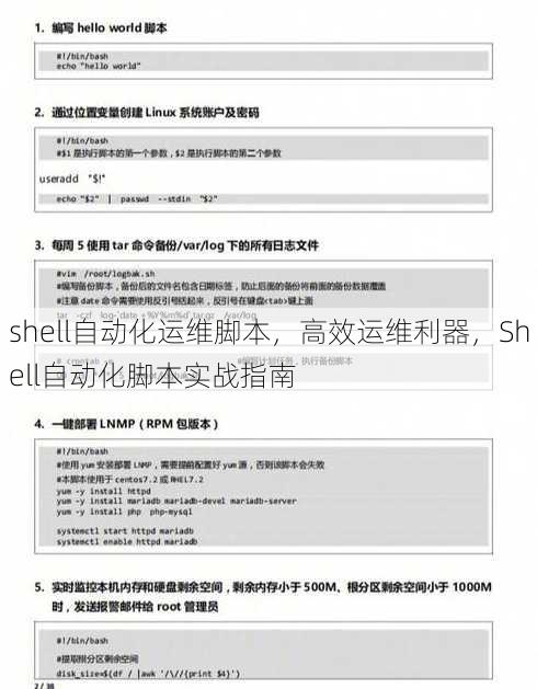 shell自动化运维脚本