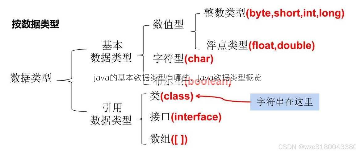 java的基本数据类型有哪些