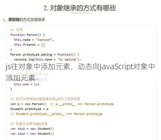 js往对象中添加元素