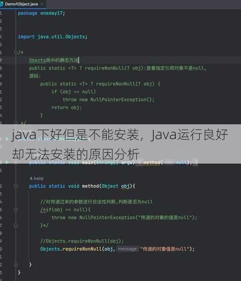 java下好但是不能安装