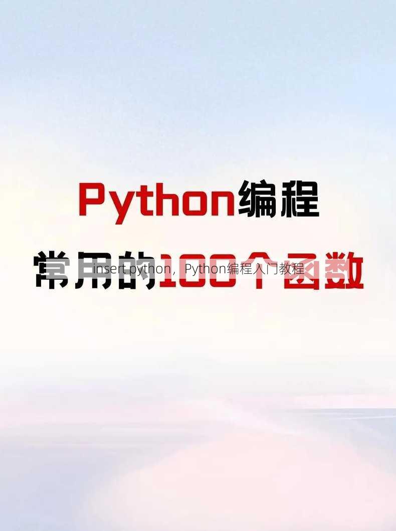 insert python