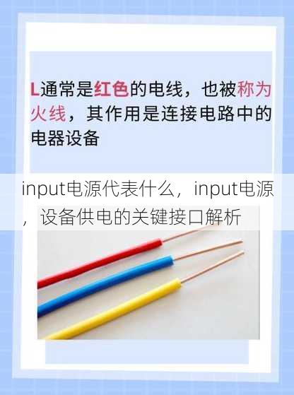input电源代表什么