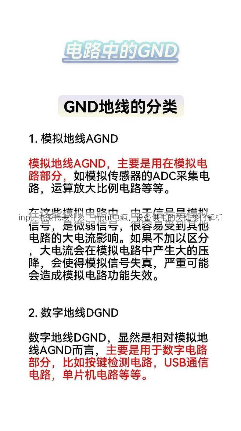 input电源代表什么