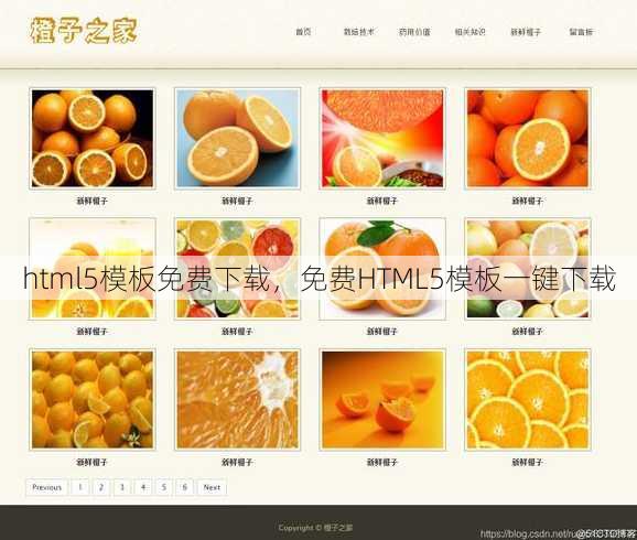 html5模板免费下载