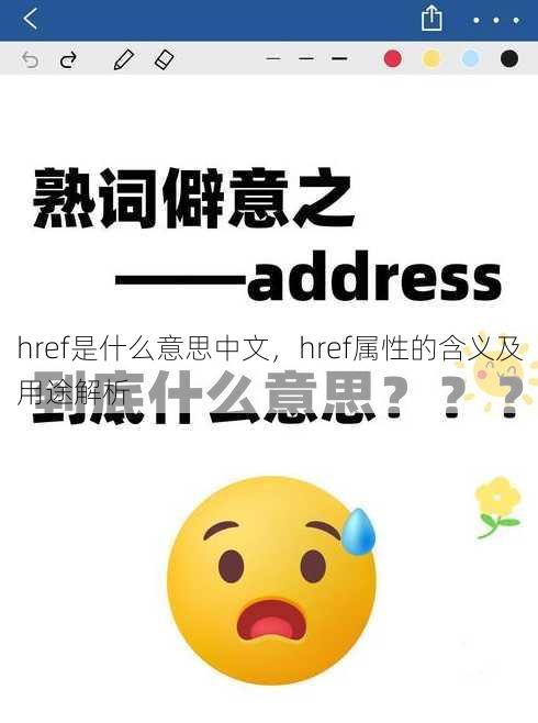 href是什么意思中文