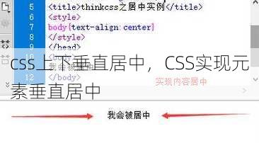 css上下垂直居中