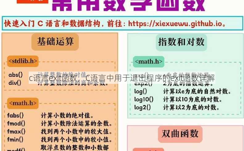 c语言exit函数