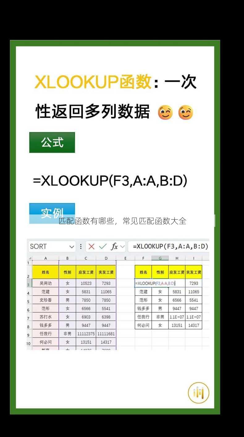 匹配函数有哪些