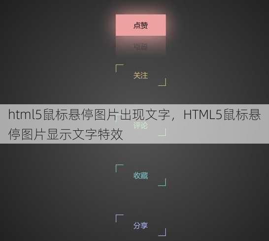 html5鼠标悬停图片出现文字