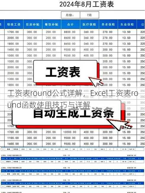 工资表round公式详解
