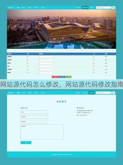 网站源代码怎么修改