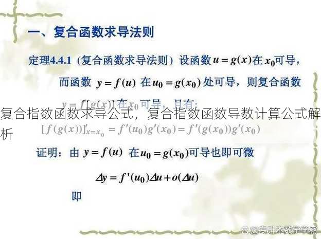 复合指数函数求导公式