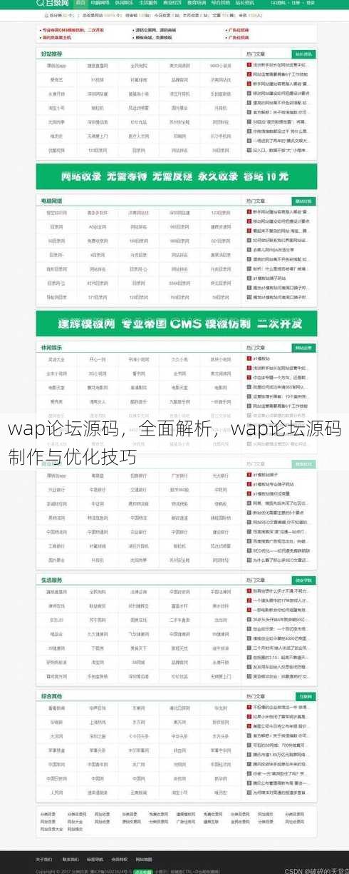 wap论坛源码