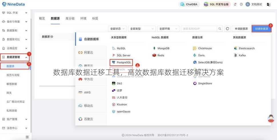 数据库数据迁移工具