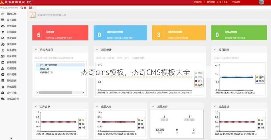 杰奇cms模板