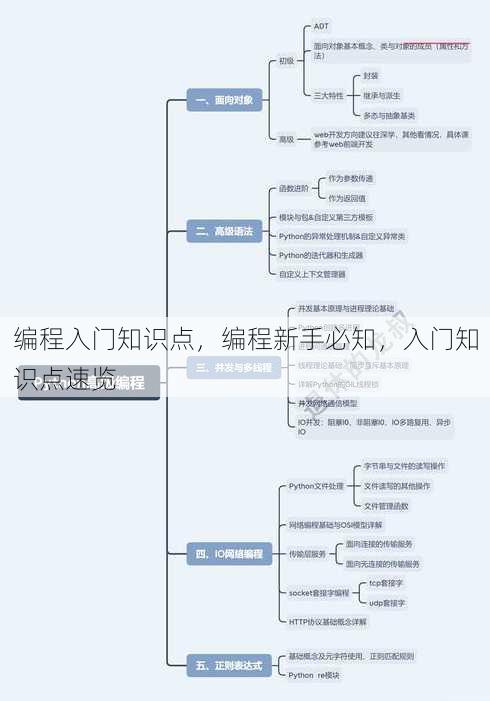 编程入门知识点