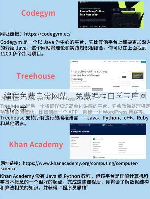 编程免费自学网站