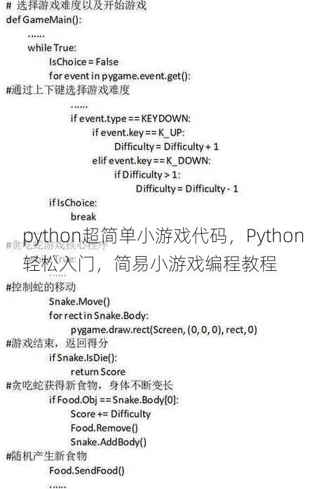 python超简单小游戏代码