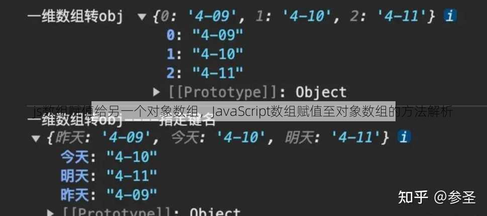 js数组赋值给另一个对象数组