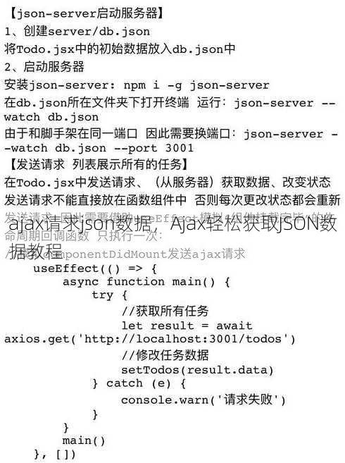 ajax请求json数据
