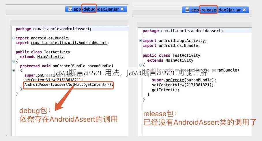 java断言assert用法