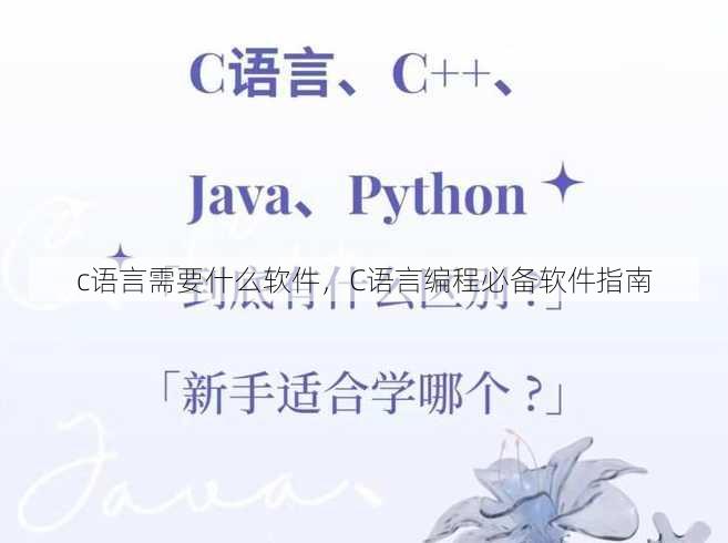 c语言需要什么软件