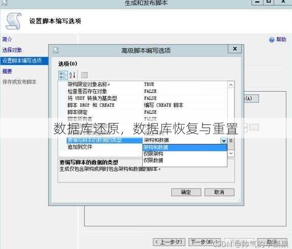 数据库还原