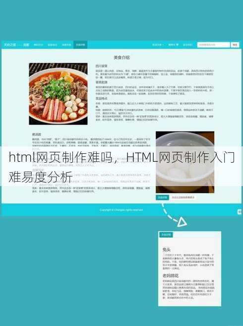 html网页制作难吗