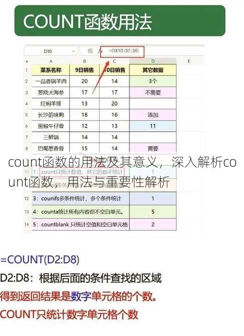 count函数的用法及其意义
