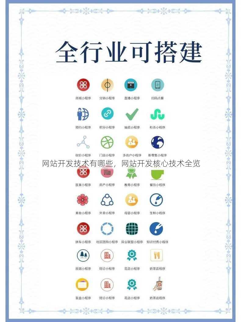 网站开发技术有哪些