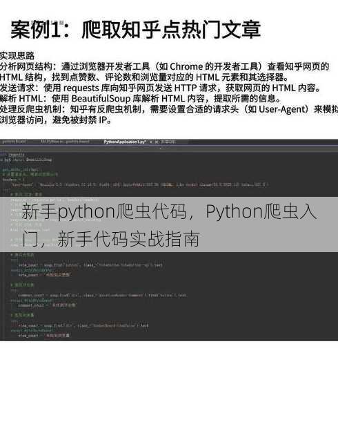 新手python爬虫代码