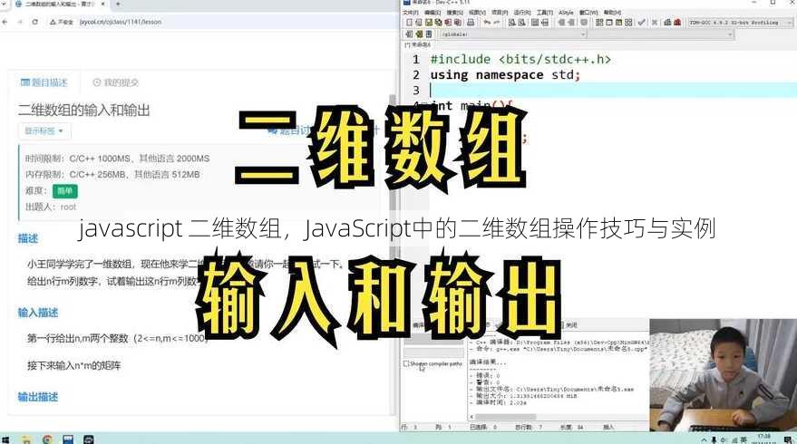 javascript 二维数组