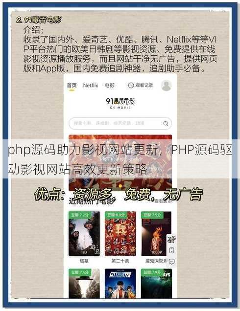 php源码助力影视网站更新