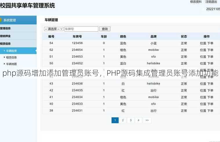 php源码增加添加管理员账号